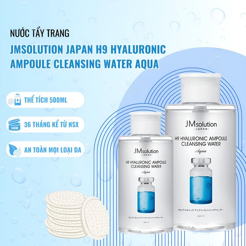 Nước tẩy trang JM Solution Cleansing Water 500ml Cosmetic 3