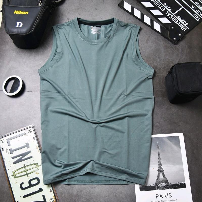 Áo ba lỗ nam thể thao trơn mã [L03] chất thun lạnh co giãn 4 chiều. Tập Gym