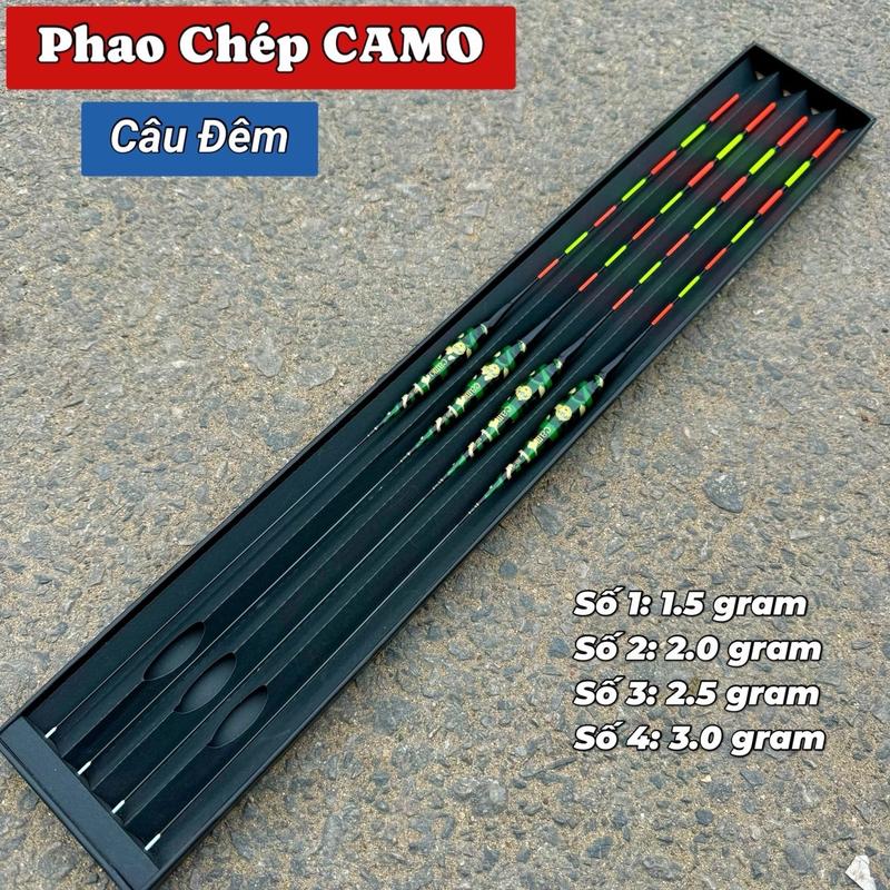 Phao Câu Đêm CAMO (Tăm To Đổi Màu) - Chuyên Câu Cá Chép Ban Đêm Siêu Nhạy
