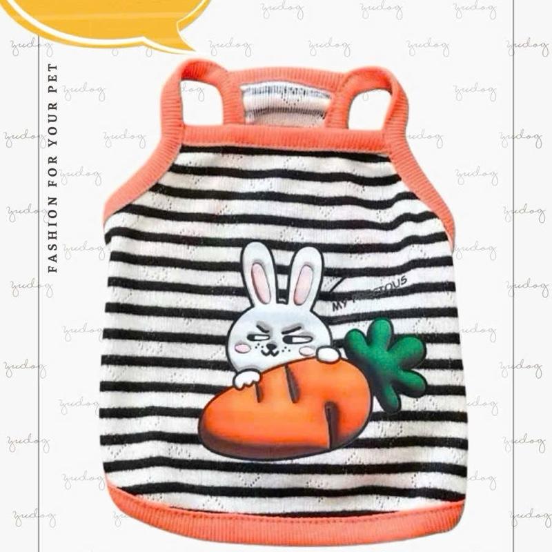 Áo 2 dây mẫu mới cho chó và mèo, size to 1-20kg, thiết kế đáng yêu, vải thun mát