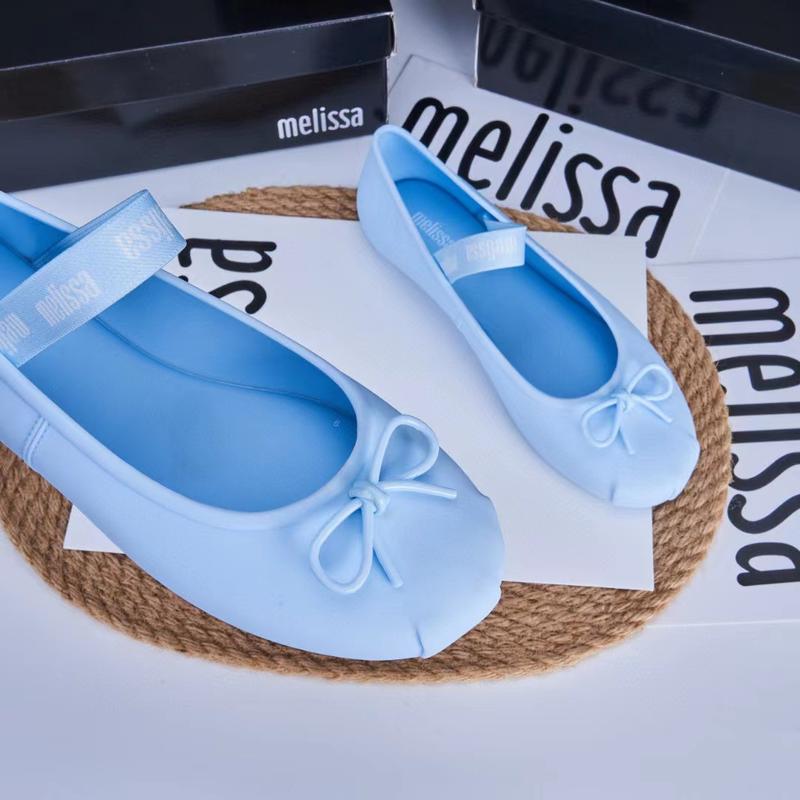 Product Introduction of Mellisa Melisa Bowknot Closed Toe Ballet Shoes Niche French Evening Style Grandma Shoes Beach Shoes Women's Single 11