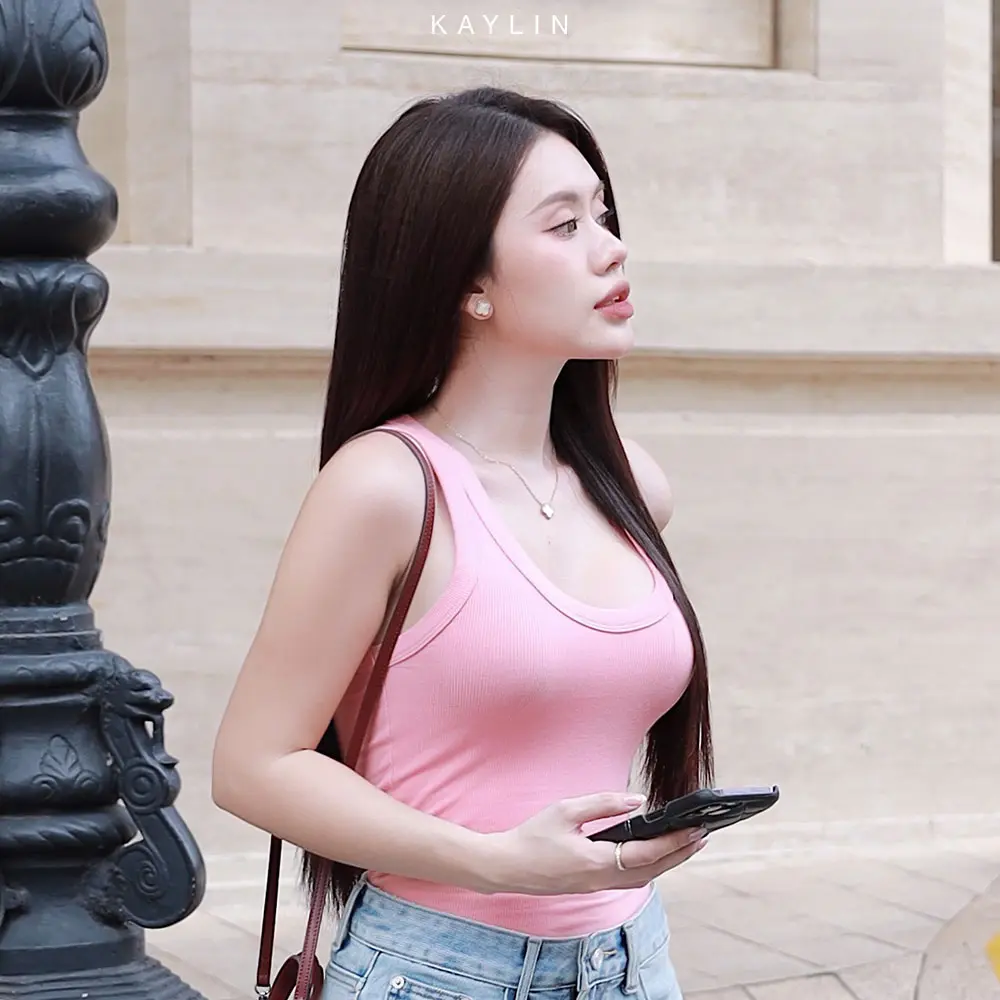 Áo thun ba lỗ nữ KAYLIN có size khoét cổ phong cách Tank Top thoáng mát KAYLIN - N2006 Women Trắng | BigBuy360 - bigbuy360.vn Áo thun ba lỗ nữ KAYLIN có size khoét cổ phong cách Tank Top thoáng mát KAYLIN - N2006 Women Trắng | BigBuy360 - bigbuy360.vn