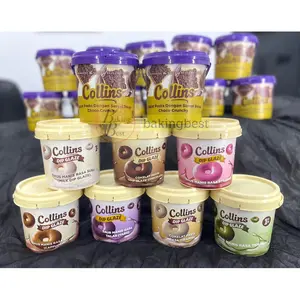 Collins Selai Halal BPOM RI 1 Kg Choco Crunchy dan Dip Glaze dengan Rasa Coklat Butiran Sereal Beras - Chocolate