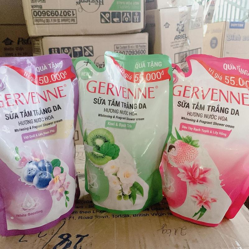 450g - Sữa tắm trắng da hương nước hoa Gervenne