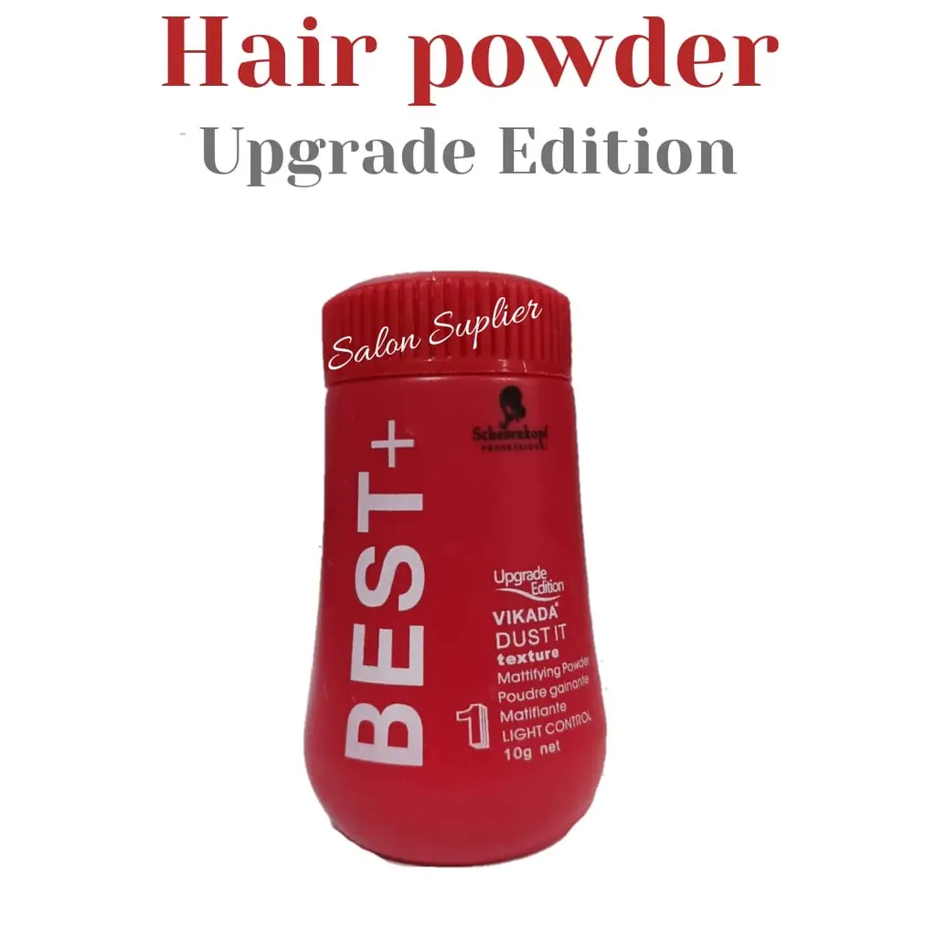(BISA COD) Hair Powder Best+ FREE SISIR SAKU / Hair Styling Upgrade edition Powder Best+/BC Pro cash