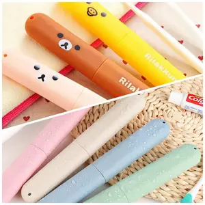 Tempat kotak box sikat gigi jerami & karakter