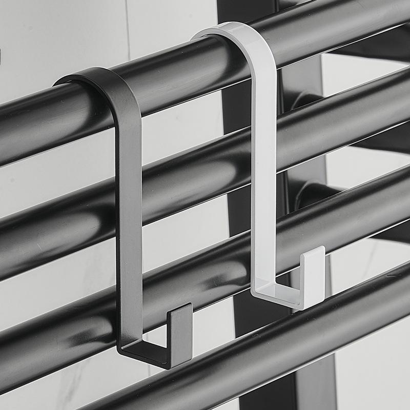 Cangkuk bilik mandi pelbagai fungsi kreatif, rak tuala radiator ...