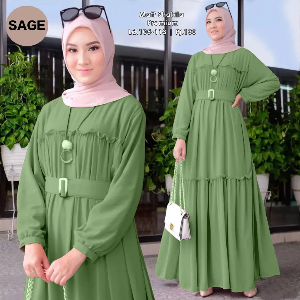 Gamis Polos Rempel Susun - Gamis Muslim Wanita - Gamis Crinkle terlaris - Gamis mewah Multi warna