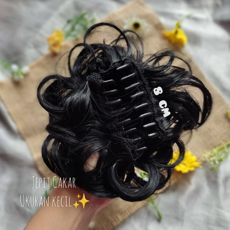 Jepit Cakar Ulir (rambut halus) / jepit rambut / jepit rambut dewasa / rambut palsu jepit / jepit rambut kondangan / jepit rambut sanggul / rambut palsu jepit / jepitan rambut korea Aksesoris Clips 2