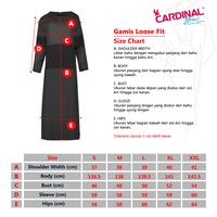 Gambar Cardinal Gamis Loose Fit G0061J11A - L, Red dari Cardinal Official Kab. Bandung 5 Tokopedia