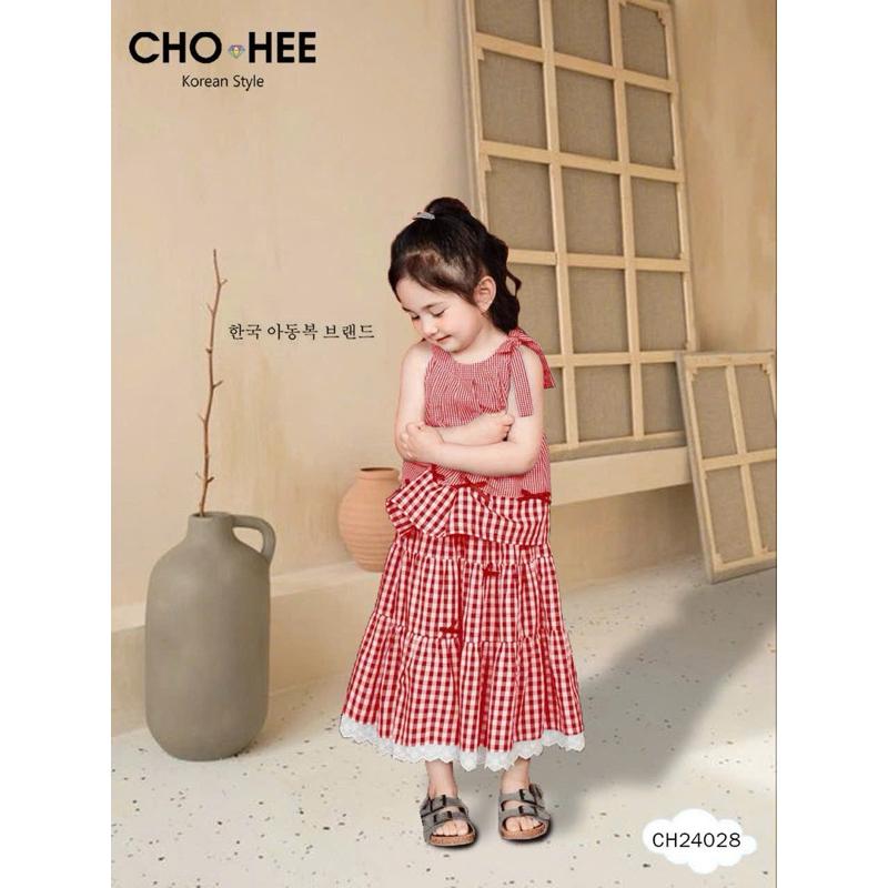 Siêu phẩm hè 2025. Set váy bé gái caro siêu hot hit ChoHee 3