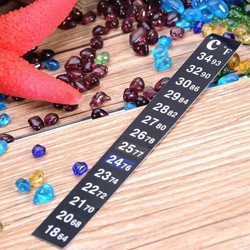 Product Introduction of 1Pcs Stick-on Digital Aquarium Fish Tank Fridge Thermometer Measurement Sticker Stickers Y5G1 34