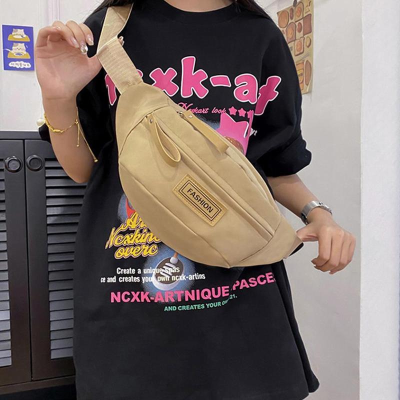 Product Introduction of Chest Bag For Men Solid Color Waist Bag High Quality Women Shoulder Bag Multifunction Male Fanny Pack Crossbody Small Bag 20