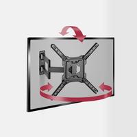 Gambar Bracket Dinding Bervin Full Motion 32" - 55" dengan Kemampuan Mengatur TV ke Kanan, Kiri, Atas, dan Bawah dari Bervin Kota Administrasi Jakarta Timur 3 Tokopedia