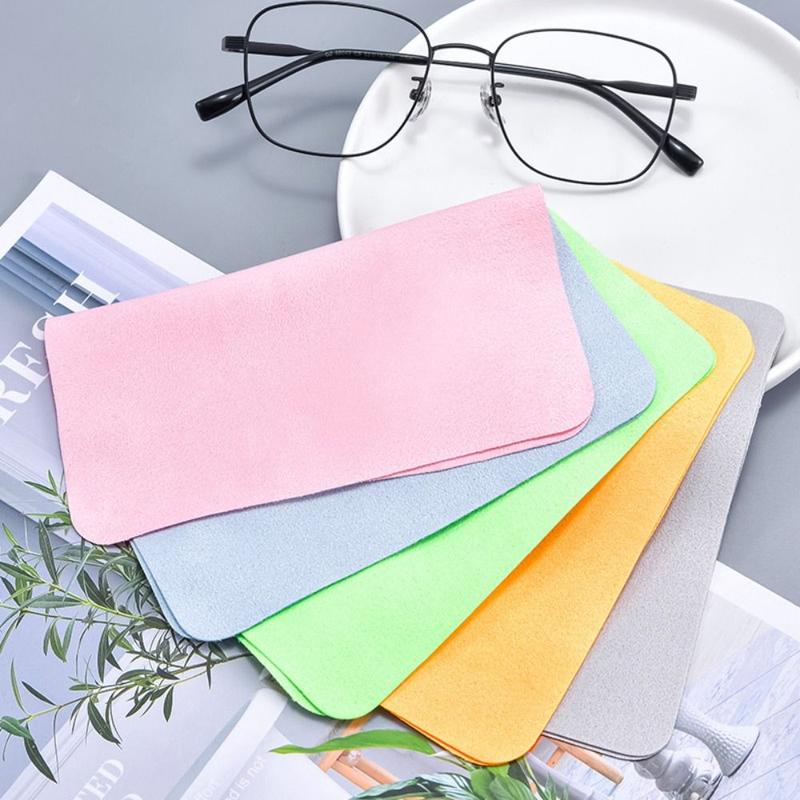 Product Introduction of Simple Suede Glasses Cloth Microfiber Solid Color Phone Glasses Cleaner Lens Phone Screen Glasses Clean Cleaning Wipes Computer 9