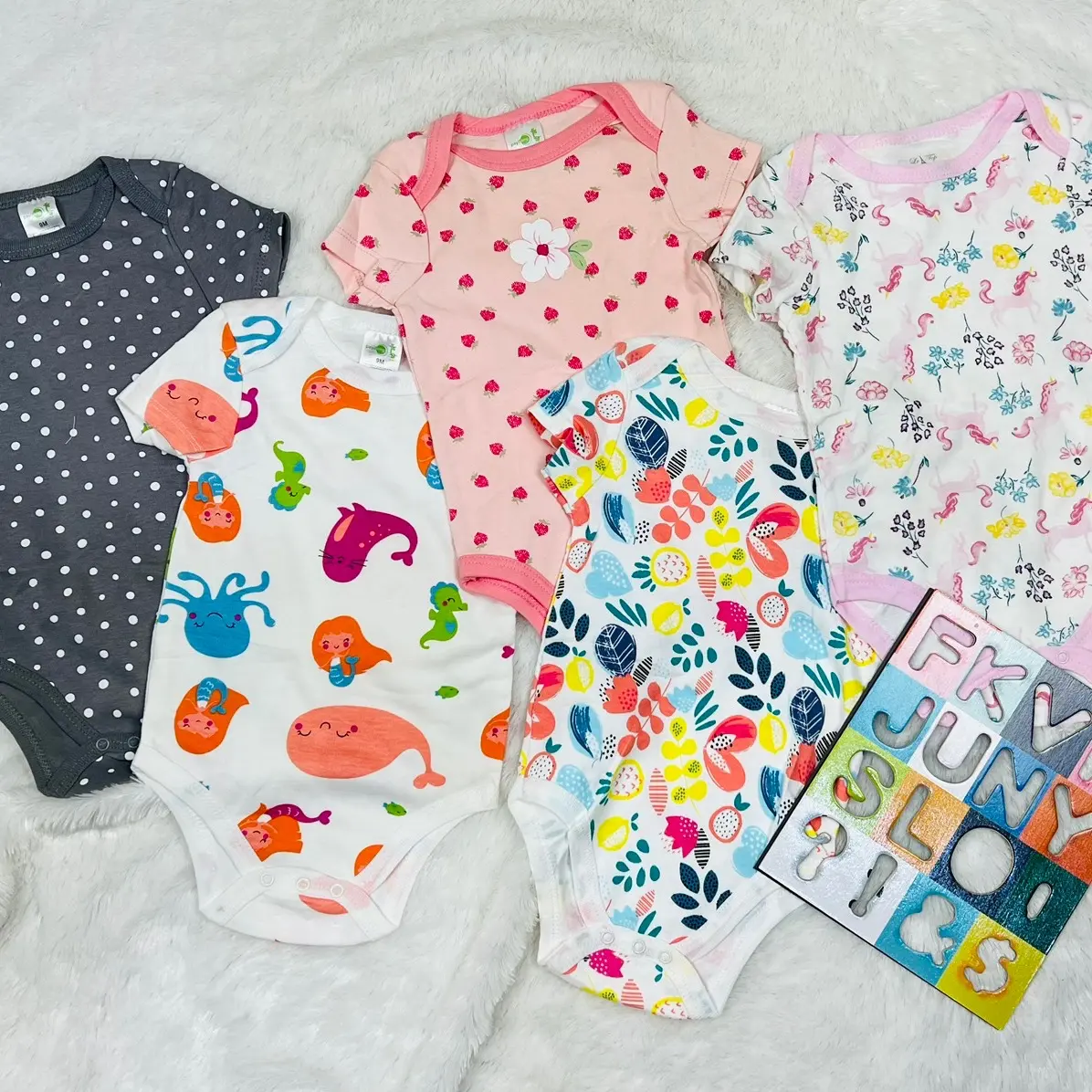 random isi 5 playsuit anak cowok cewek import
