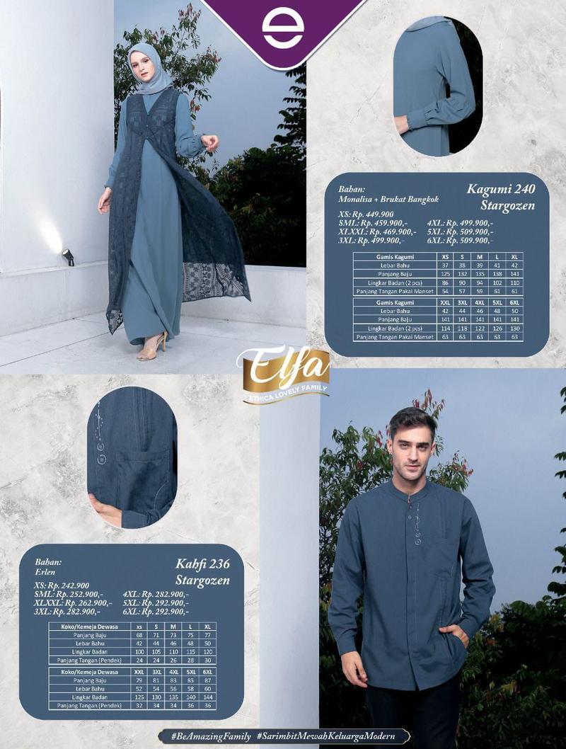 Product Introduction of Busana Muslim Couple 153 by Ethica New Arrival Terlaris Best Seller 0