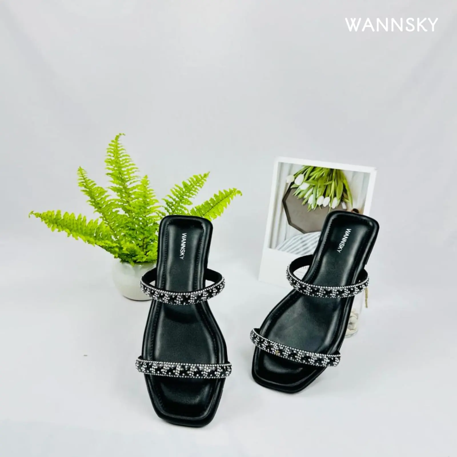 WANNSKY YUK - Sandal Flat || RAISA || Sandal Flat Wanita / Sandal Wanita Terbaru / Sandal Wanita Kekinian Karet