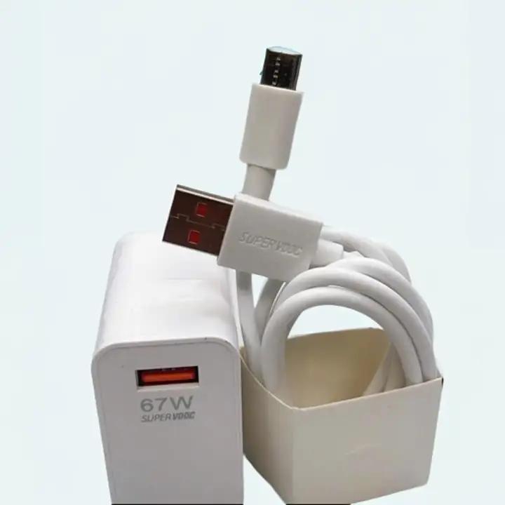 Bộ sạc nhanh super woc oooop 67w USB to TyC cho reno2, reno3, reno8 - Phụ kiện Phone 4