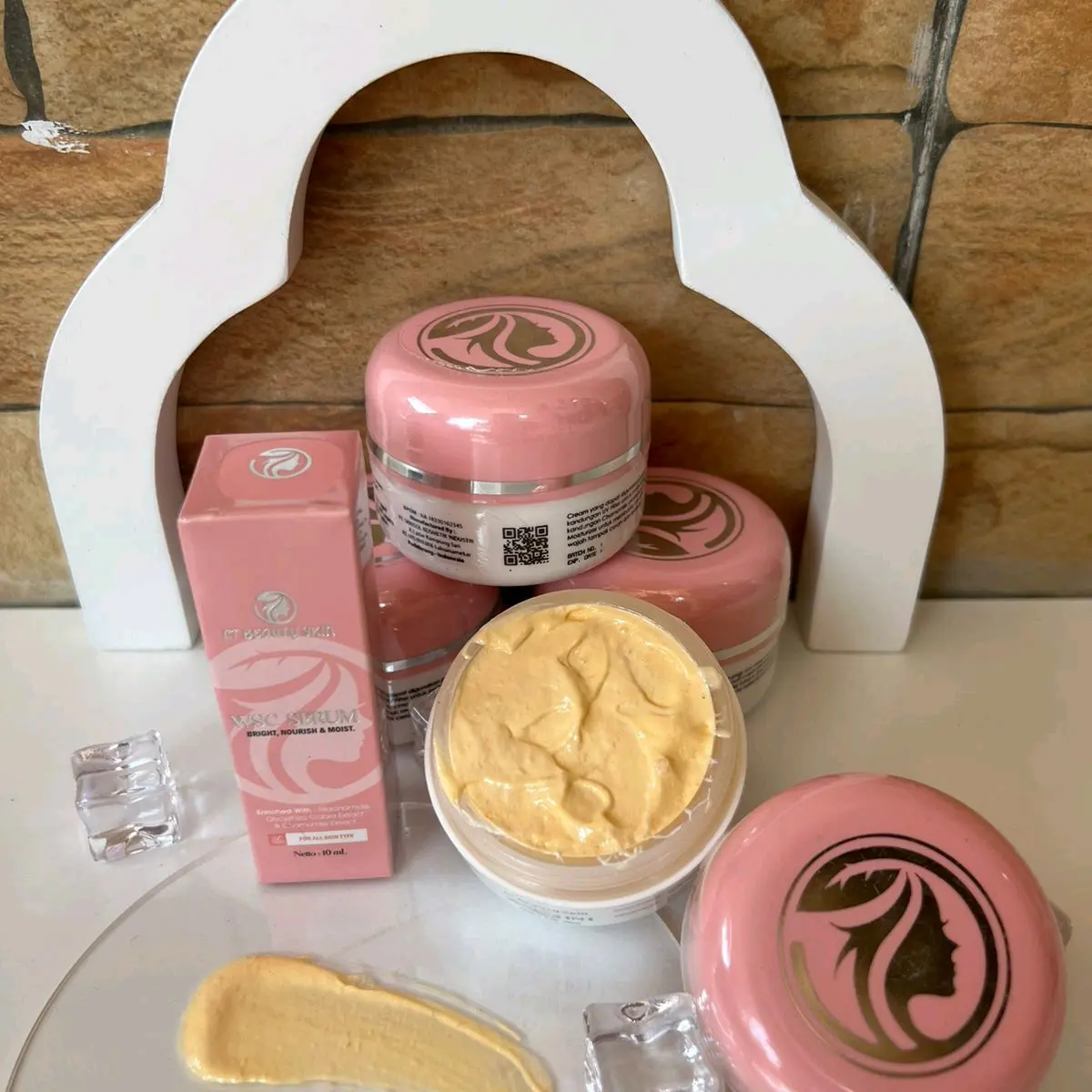 [BPOM] Paket Cream dan Serum Wsc 2in1 siang dan malam