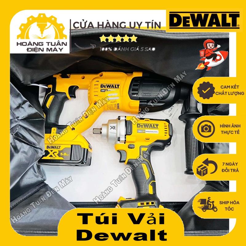 Túi Vải Dewalt size 45-30-30-Bền-Chính Hãng-Hoàng Tuấn Điện Máy 1