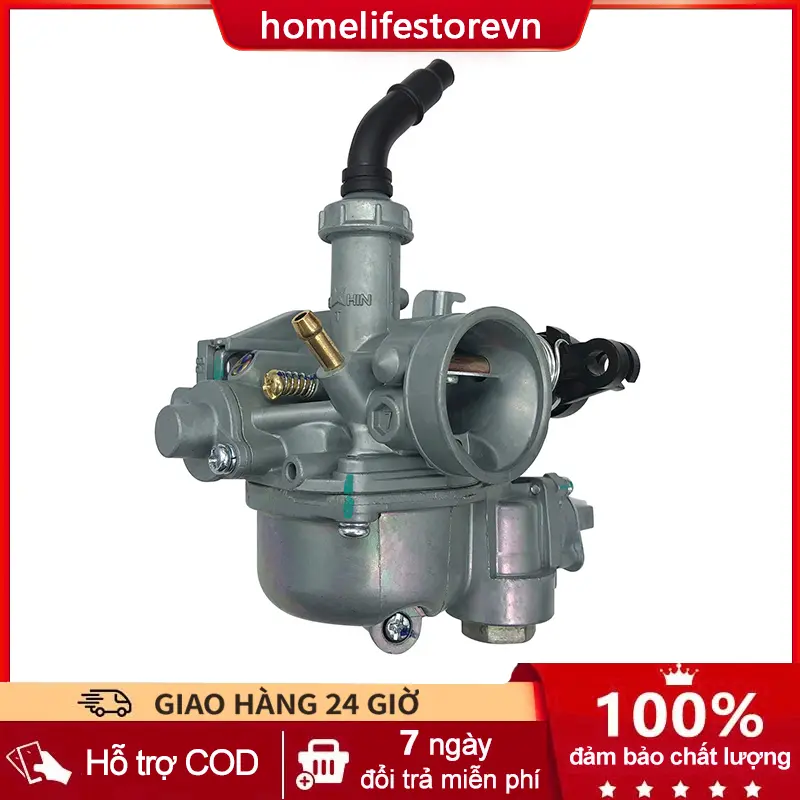 Bộ chế hòa khí xe máy/Wave 100cc (bộ chế hòa khí) Phụ Tùng Bình Xăng Bình Xăng Con
