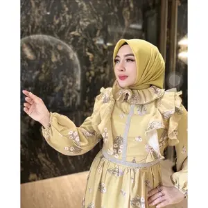 DRESS REMPEL DADA EDISI LEBARAN BY SHELLASAUKIA ORIGINAL