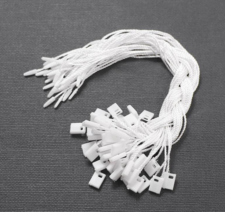  1000c Dây dù xâu tag  mác  quần áo treo thẻ bài cho shop thời trang Túi  1000 sợi  có 2 màu đen và trắng 