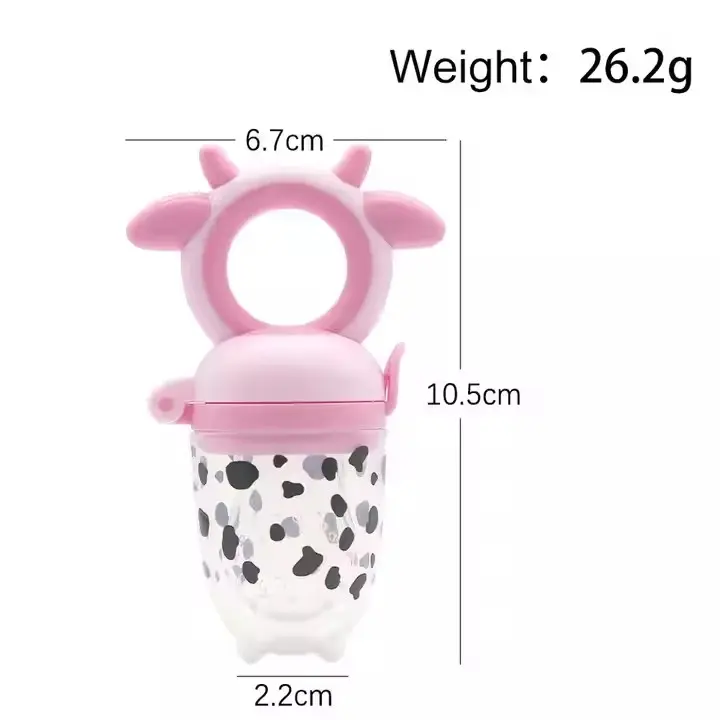 Empeng buah bayi premium model cow Baby fruit feeder Dot buah bayi MPASI 4