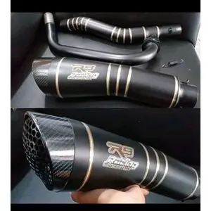KNALPOT R9 H2 Suara bass adem FULL DOFF CBR VIXION R15 VERZA FU MX KING SONIC MEGAPRO BISON DLL Foto Motorcycl Motorcycl