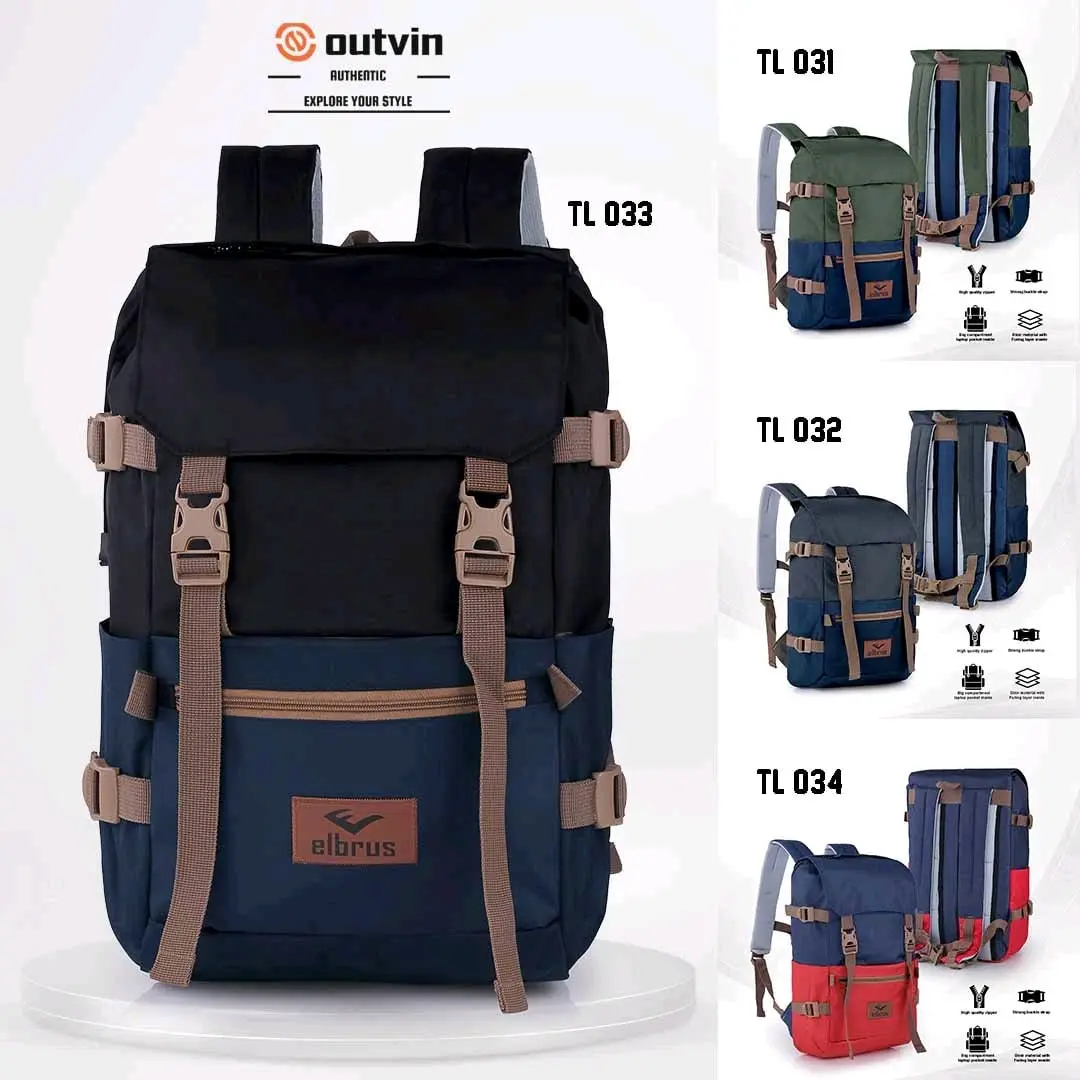 Tas Ransel Travel Backpack Keril Carrier 25 Liter 25 L Terbaru Water Resistant Free Rain Cover Saingan Eiger Carier Series Best Quality Promo COD Kanvas