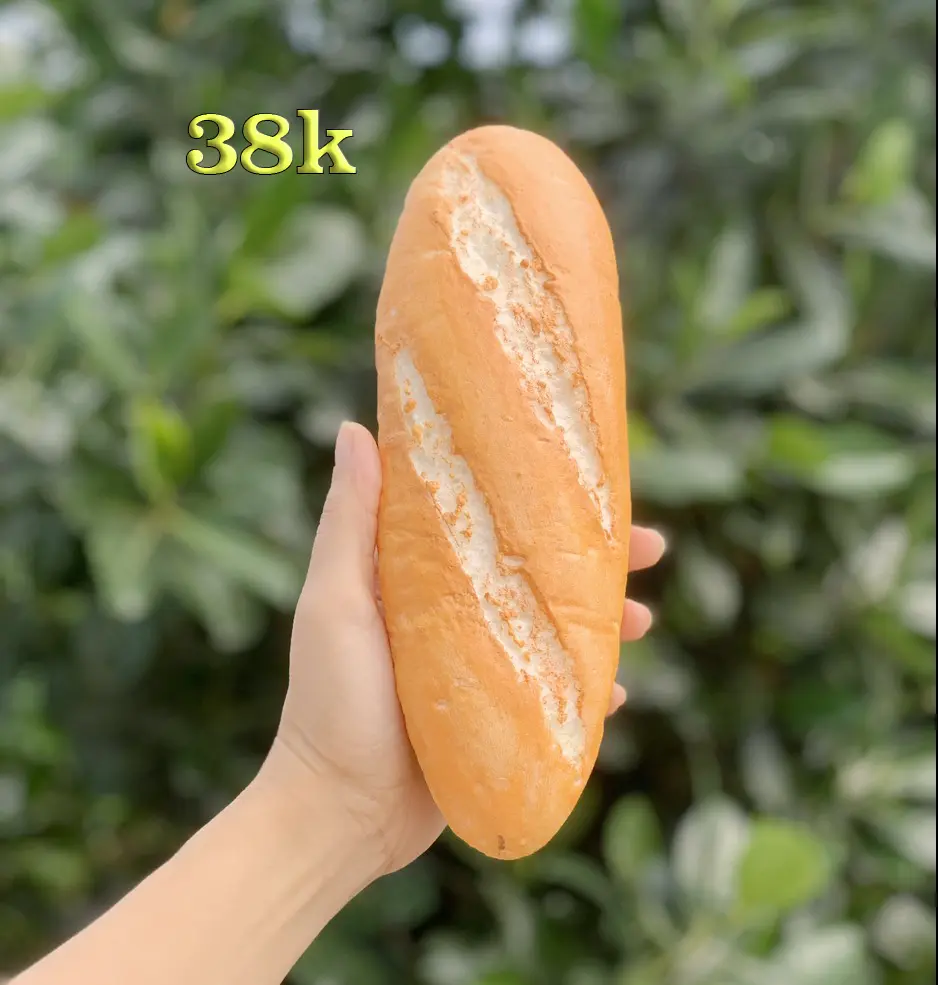 Mô hình bánh mì , bánh mì sẻ chéo dài 23-25cm