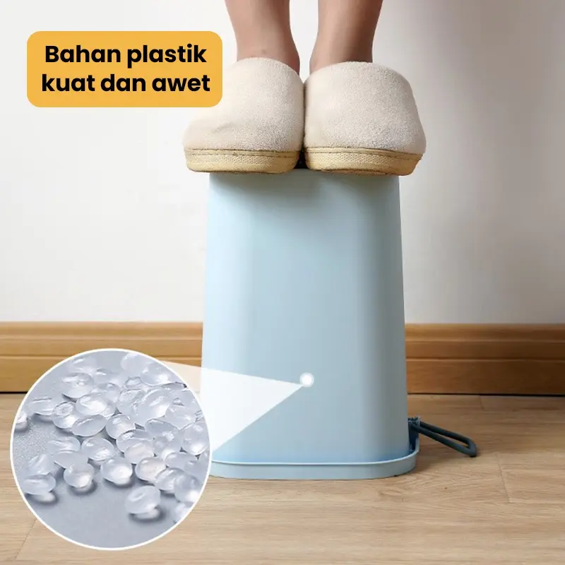 Dejavu Tempat Sampah Ruang Tamu Tong Sampah Plastik Tempat Sampah Tertutup Kotak Sampah Kamar Mandi Trash Bin HSB161 7