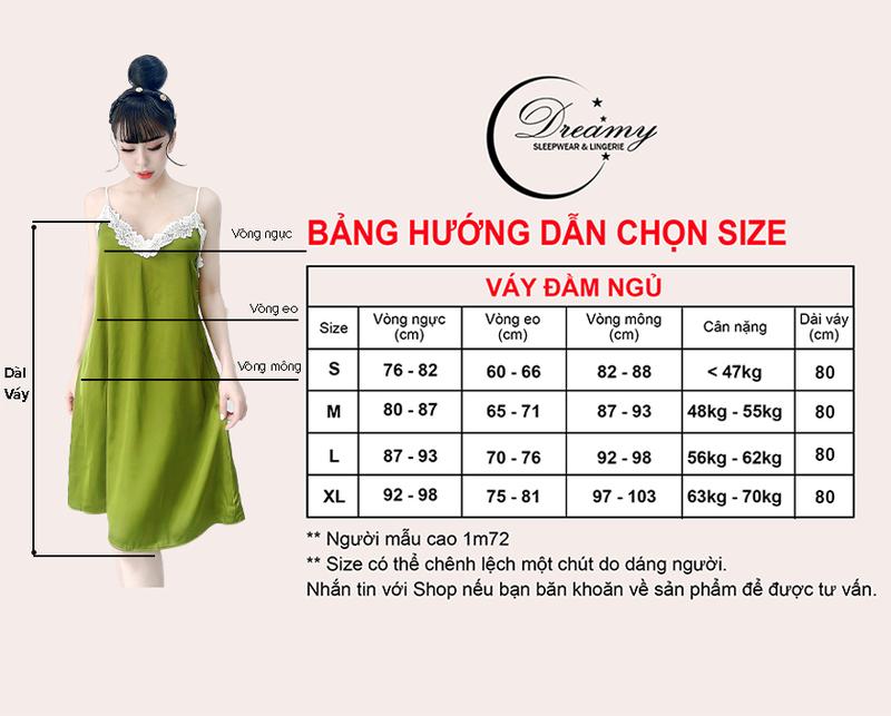 COMBO áo choàng ngủ lụa kèm váy hai dây xòe sang trọng Dreamy - CDS25 Nữ nhiều màu  Women Dress Kem Ren 8