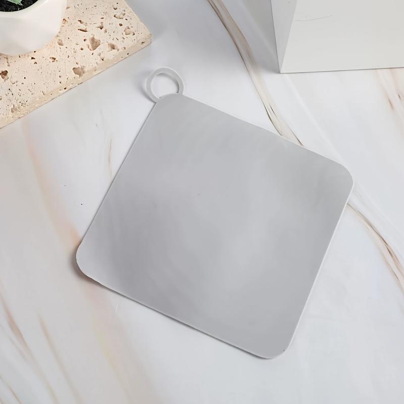 1pc/2pcs/5pcs Thick Silicone Drain Deodorant Cover, Bathroom Deodorant Seal Mat, Household Drain Sink Deodorant Floor Cover, Bathroom Accessorie 3