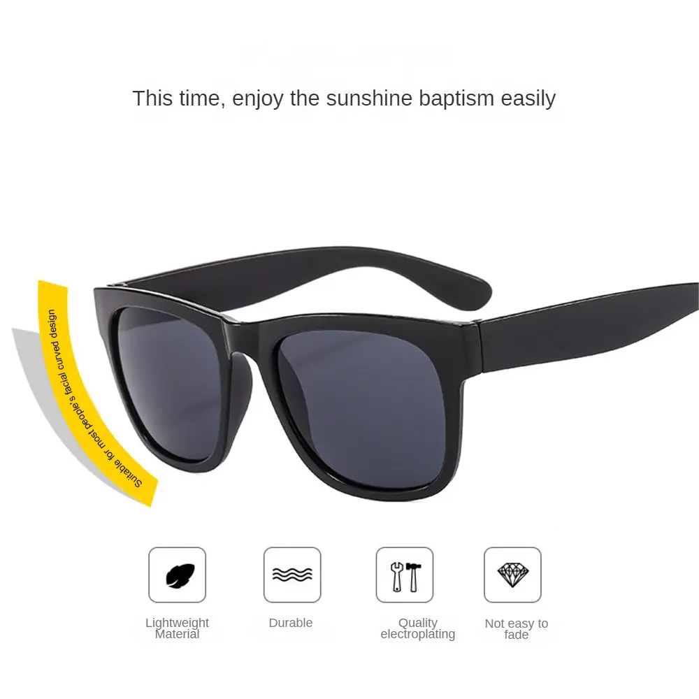 Retro Style UV Protection And Radiation Sunglasses For Men And Women