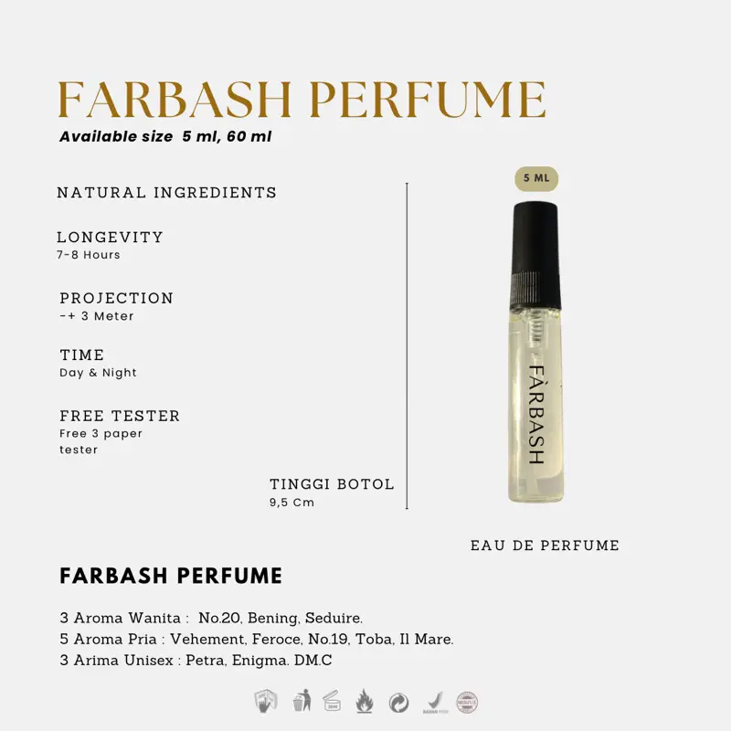 Farbash Parfum 5 ML Parfum ter Laris 1