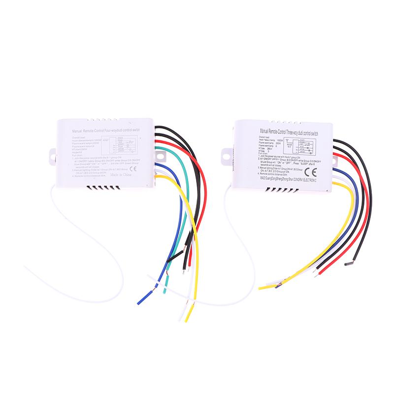 Product Introduction of Digital Remote Control Light Switch Wireless ON OFF Switch For Light Bulb Chandelier 220V RF433 1/2/3/4 Ways 26