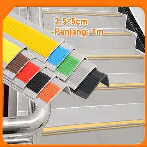 Strip Anti Selip Tangga, Alas Anti Selip Anak Tangga, Tapak Tangga, Strip Sudut Anti Selip, Stiker Anti Selip Ubin Marmer