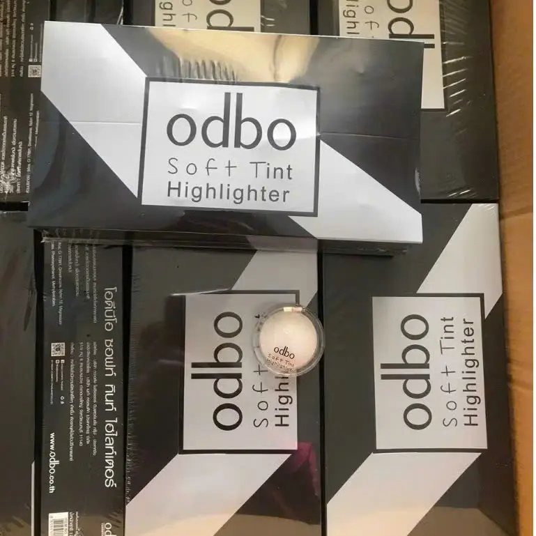 Phấn Bắt Sáng Mini Tạo Khối Odbo Soft Tint Hightlighter OD173 Có Nhũ Chuẩn Makeup 4