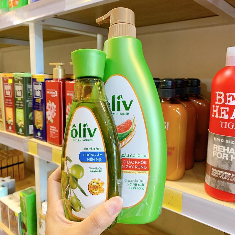 Dầu Gội Dưỡng Tóc Oliv 650ml tặng kèm sữa tắm tùy loại 250ml 4
