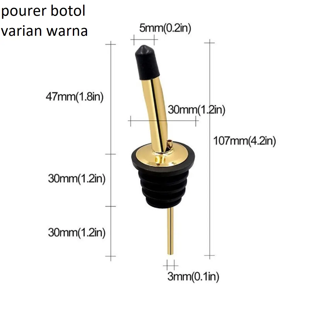 Pourer botol / penutup botol / wine pourer / wine stopper