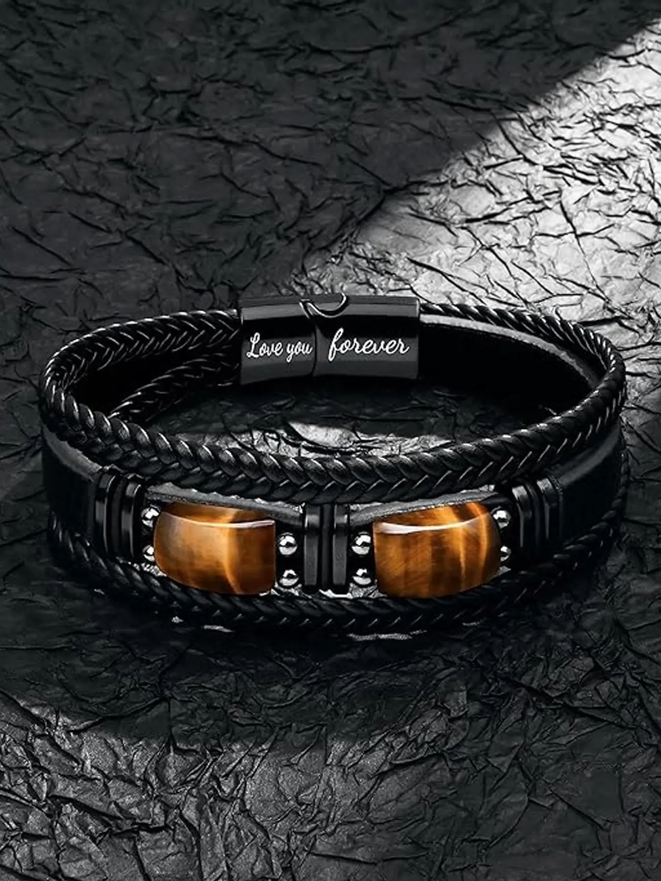 Men's Fashion Braided Pu Leather Bracelet, Fashion Jewelry for Party, Daily Clothing Decor, Trendy All-match & Exquisite Jewelry for Birthday Gift
