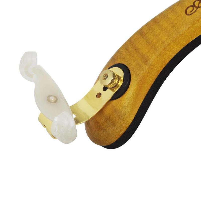 Wooden Violin Shoulder Rest, 2 Counts/set Violin Chin Rest, Musical Instrument Accessories for Violin, Music Accessories for Violin 7