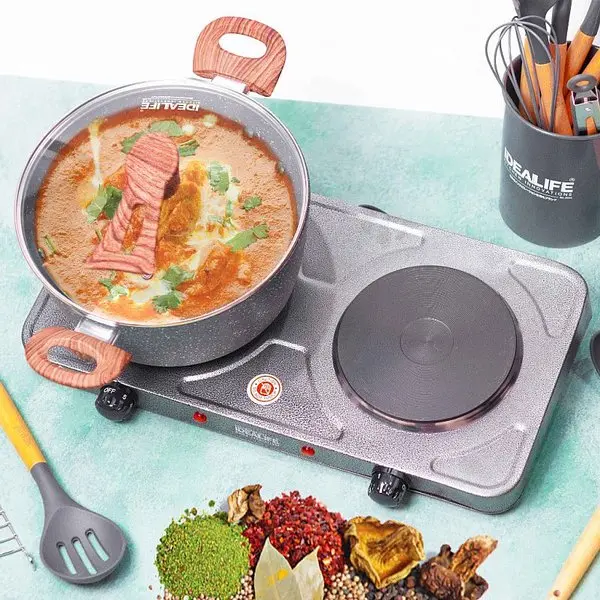 Idealife Electric Hot Stove -  Kompor Listrik 2 Tungku ES-2001 / IL-402