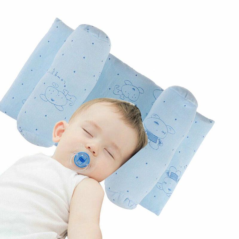 New Sleeping Support Newborn Prevent Head Flat Positioner Baby Pillow Anti-Roll Cushion 4
