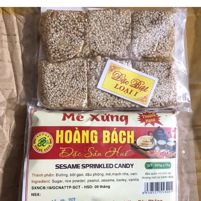 KẸO MÈ XỬNG ĐẶC SẢN HUẾ -MÈ XỬNG HUẾ 200g Ăn Vặt 5