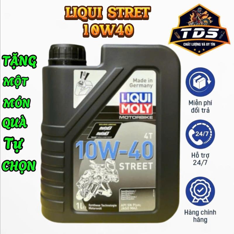 NHỚT XE MÁY LIQUI MOLY MOTORBIKE 4T STREET 10W40 FULL TỔNG HỢP NHẬP KHẨU ĐỨC TEM HAI LỚP CHÍNH HÃNG DẦU NHỚT DẦU