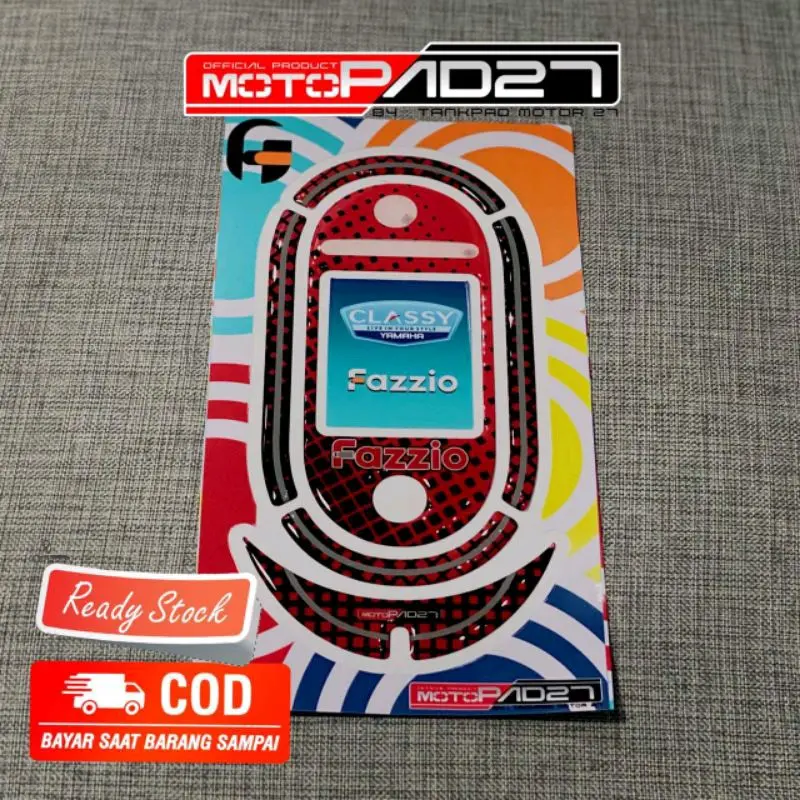 stiker Antigores spidometer fazzio resin 3