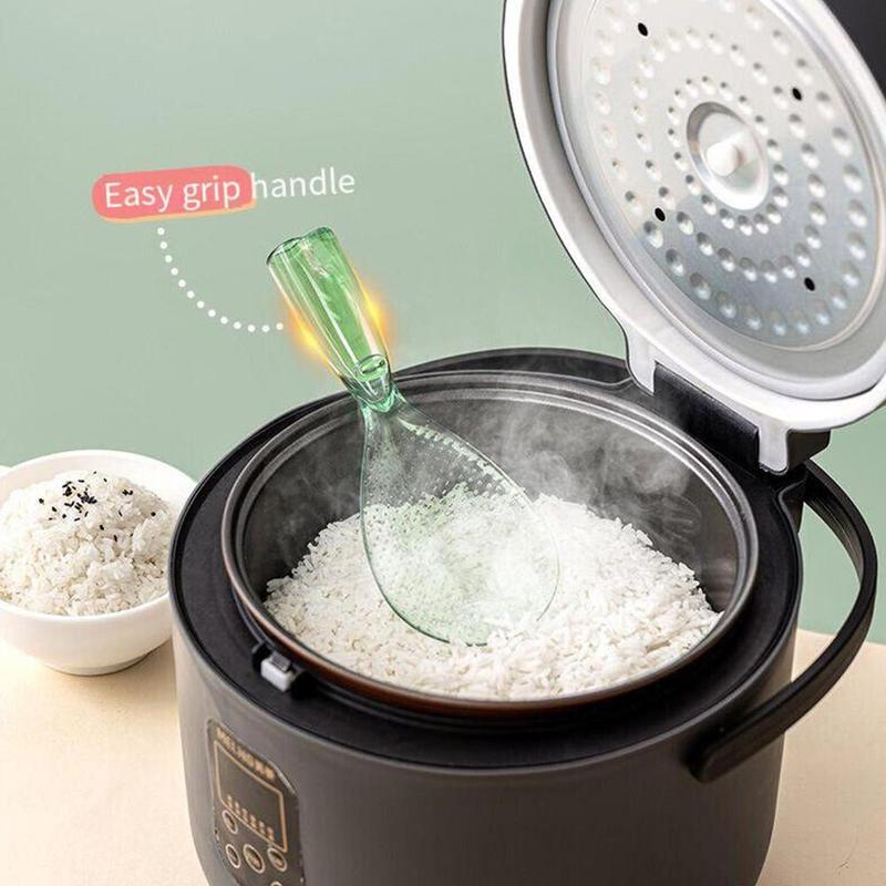 Rice Scoop Standing Plastic Rice Cooking Scoops Non-Stick Rice Spoon ...